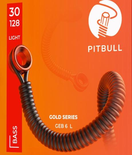 Pitbull Strings Gold Series 6 Saiter 30-128 Bass Saiten